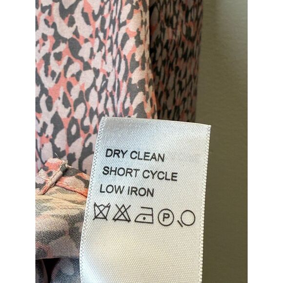 Etcetera Women's Size 6 Silk Purple Button Front Blouse Top Long Sleeve - Picture 5 of 6